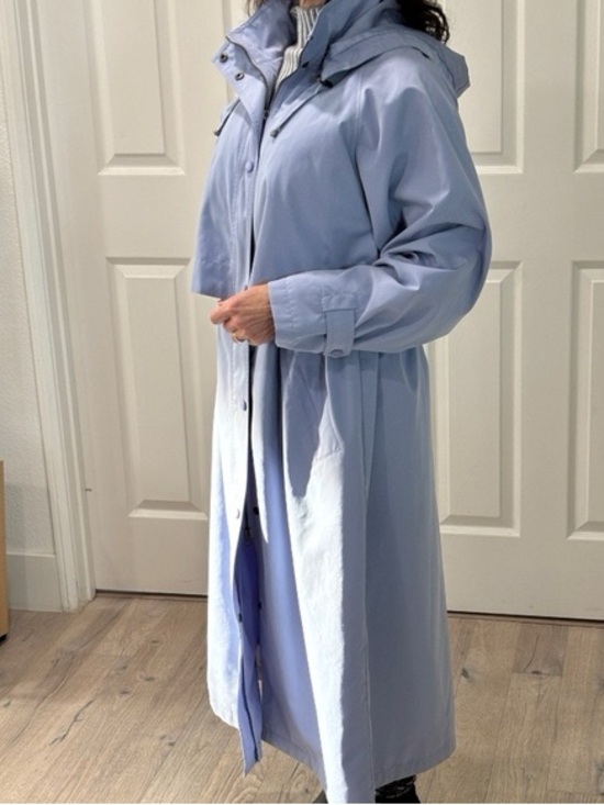 L.L. Bean Jackets & Blazers - L.L. Bean Lilac Hooded Trench Coat